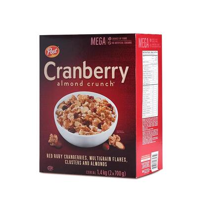 加拿大进口宝氏蔓越莓麦片1400g