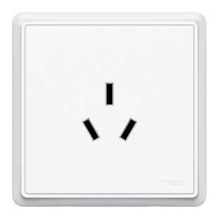 施耐德开关插座官方旗舰店 智意白/灰/金大功率16A三孔插座面板