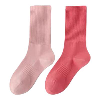 女士春季纯棉抑菌防臭吸汗中短筒