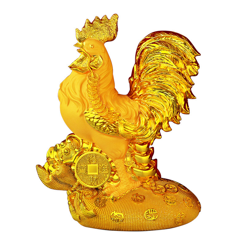 金鸡摆件临都双喜网红新款