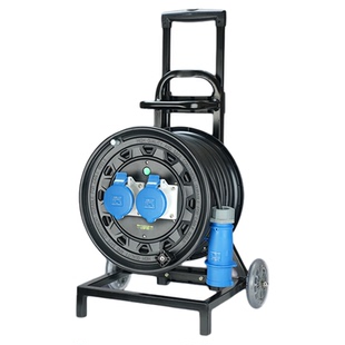 守护者移动电缆卷线盘16A32A63A工业三芯插座4SCG330163/365带线