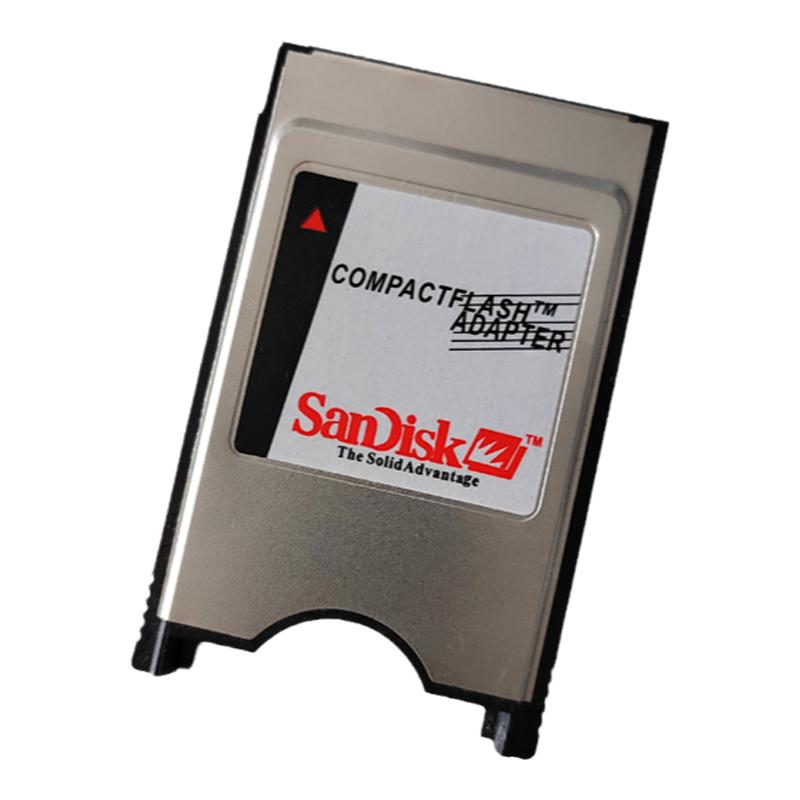 SanDisk CF转PCMCIA适配器50针cf卡套转接68针读卡器机床内存卡托