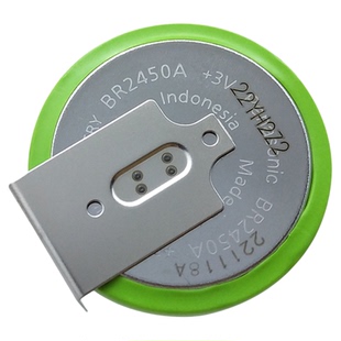 松下BR2450A电池3V耐高低温CR2450HR人机界面触摸屏电子FX3U-32BL