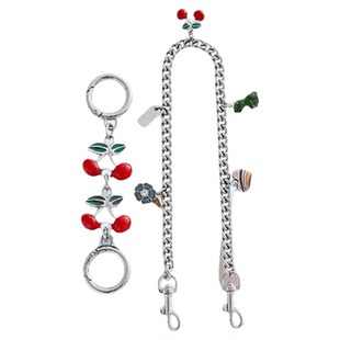 适用于coach蔻驰流浪包立体樱桃延长链laurel31肩带改造链条配件