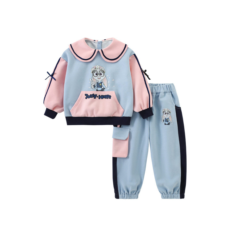 sesameclub女童兔子警官卫衣套装