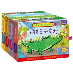 可点读精装硬壳4册小宝贝惊奇成长拉拉书1-4岁学龄前儿童婴儿洞洞书幼儿园宝宝睡前故事互动机关漫画书贴心圆角校多多点读笔小蝌蚪