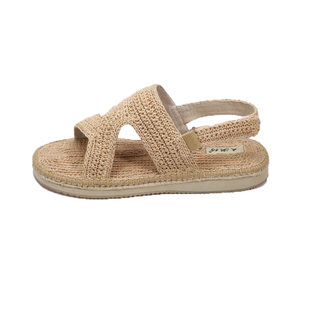 青年洞洞鞋汗脚休闲罗马真皮凉鞋甘谷麻鞋大漠行舒服男透气凉麻鞋