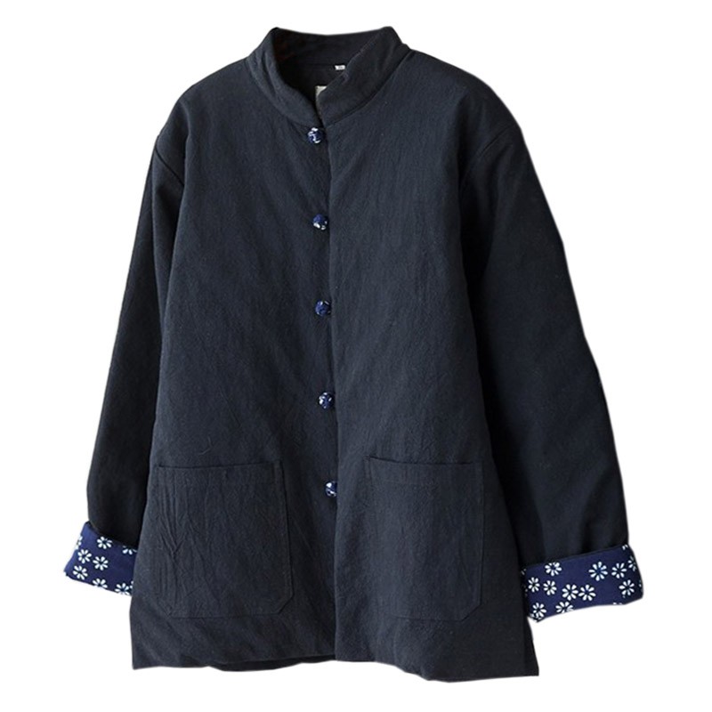 中国风纯棉布棉衣宽松大码棉服