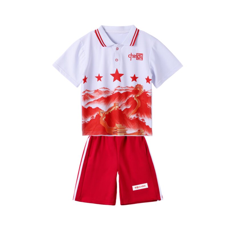 红色校服园服套装运动会啦啦操服