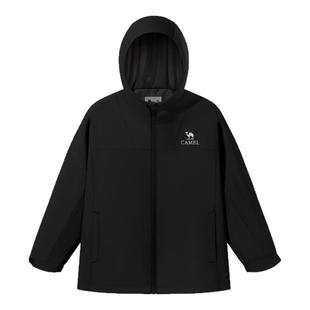 骆驼冲锋衣儿童三合一防风防水滑雪服抓绒保暖男女童夹克外套