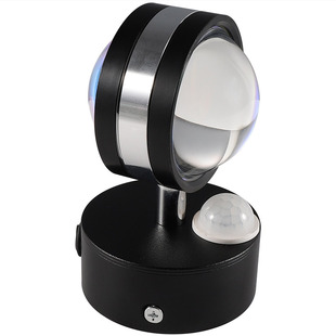 人体感应灯走廊过道入户楼梯感应壁灯墙灯玄关客厅沙发背景灯射灯