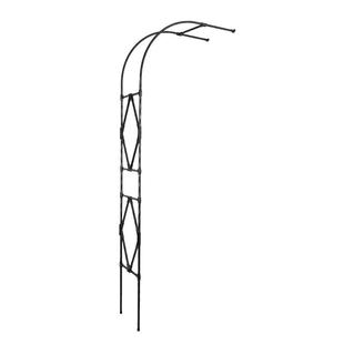 半边拱门花架爬藤架别墅庭院户外葡萄架阳台月季蔷薇花园拱形支架