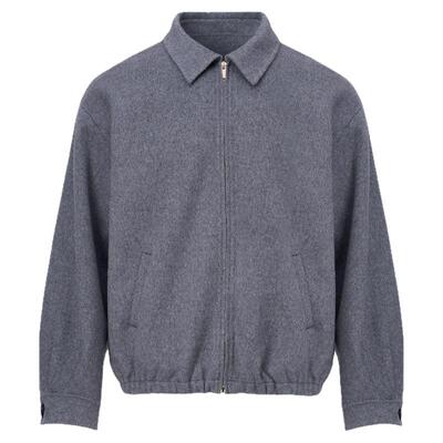 JH联名100%绵羊毛老钱风夹克