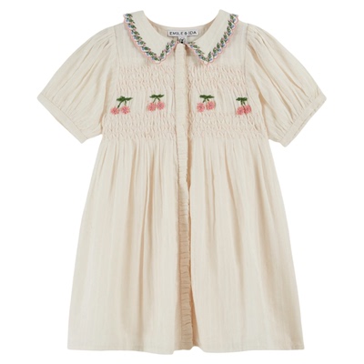 Little现货 法国emile et ida SS26春夏女宝印花连衣裙吊带裙