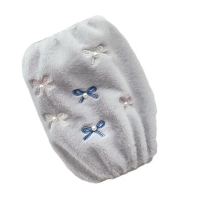 新款成人毛绒袖套冬女学习办公室护袖短款韩版羽绒服专用防脏学生