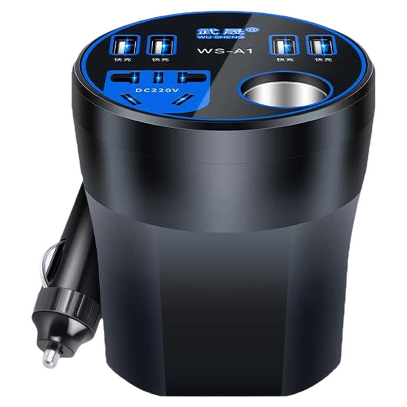 车载逆变器12/24V转220V点烟器