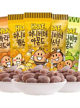 韩国蜂蜜黄油扁桃仁汤姆农场坚果