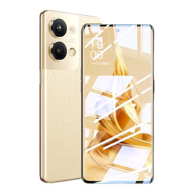 适用oppoReno9钢化膜曲面防爆摔
