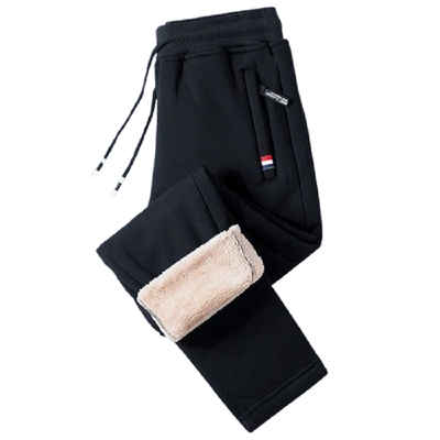 冬季羊羔绒裤子女士加绒加厚外穿保暖束脚运动卫裤直筒防寒长裤子