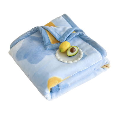 拉舍尔毛毯被子冬季加厚沙发盖毯