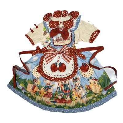 星辰幻想红苹果乐园美复古洛丽塔