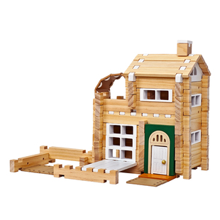 巧手鲁班儿童榫卯拼装积木益智玩具模型大颗粒2025礼物智慧宝盒