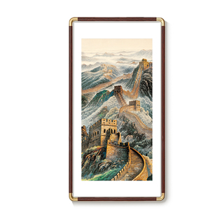 如溢美鸿运当头入户玄关挂画大气国画风水画山水画中式客厅装饰画