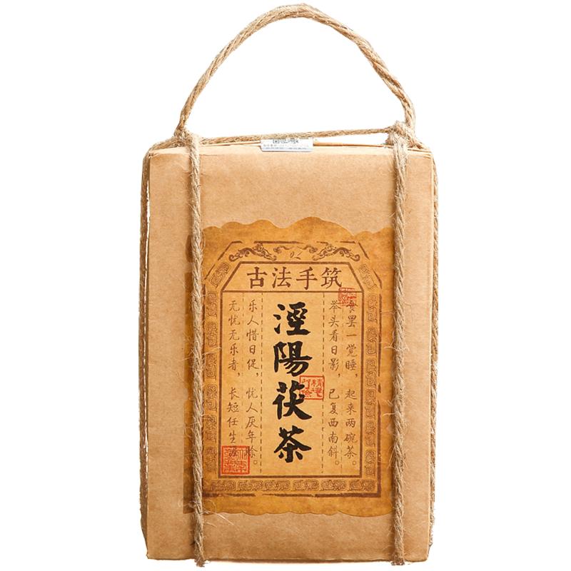 泾阳金花茯砖茶古法手筑400g