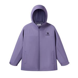 骆驼童装女童冲锋衣防水儿童外套