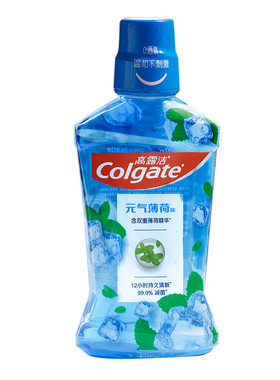 控菌减口臭含氟高露洁贝齿漱口水