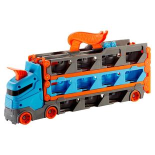 【自营】风火轮轨道火辣合金车赛道速降落运输车城市竞速运输车