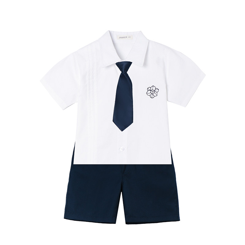 幼儿园园服夏季大班毕业照服装小学生校服六一班服衬衫合唱演出服