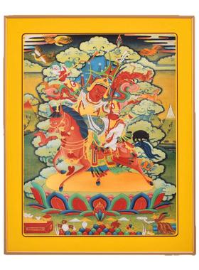 藏式坛城唐卡佛像画像相框摆件