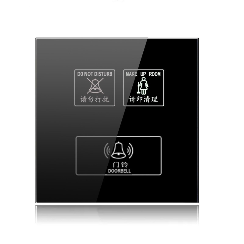 宾馆酒店220V叮咚电子门显门铃勿扰开关指示灯请勿打扰开关LED带