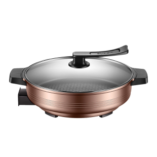 苏泊尔电火锅多功能家用电煮锅一体电热锅6L大容量煮炒煎电热锅