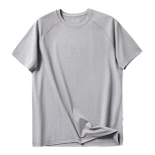 线下698 夏季男女情侣速干圆领短袖舒适透气运动百搭纯色半袖T恤
