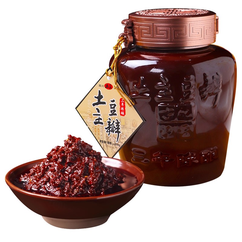 非遗豆瓣酱乐山土主5年陈酿