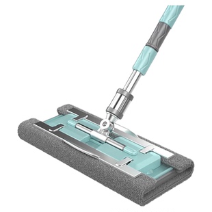 2026新款钢夹布平板拖把懒人家用一拖净墩布夹旧衣服毛巾大号拖布