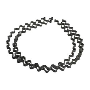 铁质波浪发箍女款2025新款发捆洗脸头箍男士铁发卡男黑色夏天发窟