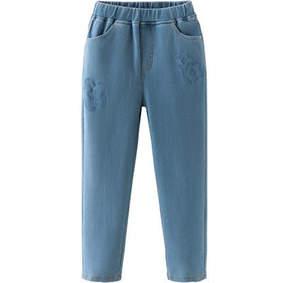 戴维贝拉女童大童长裤牛仔裤