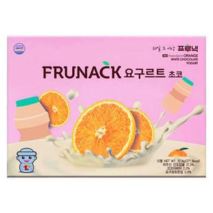 韩国Frunack巧克力橘子片福禄奈济州岛柑橘香橙零食（代可可脂）