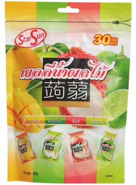 进口StarSun泰国吸吸果冻水果汁