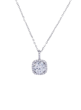 意大利deer公主999足银纯银莫桑石钻项链女2025送女闺蜜新年礼物