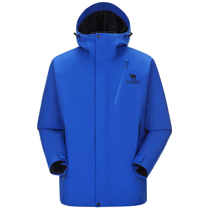 【長白山滑雪款】駱駝王者凱甲沖鋒衣三合一男女加絨加厚戶外服裝