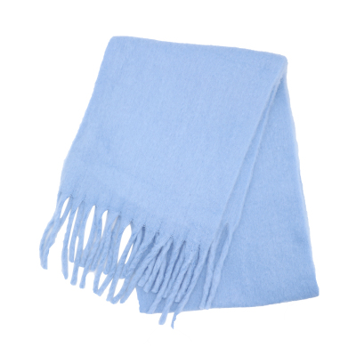 纯色加厚加长围巾女2025秋冬季