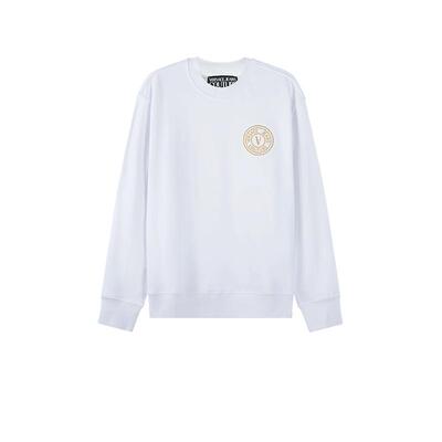 【自营】VJC范思哲 男士棉质圆领长袖卫衣运动衫 74GAIT07 CF01T