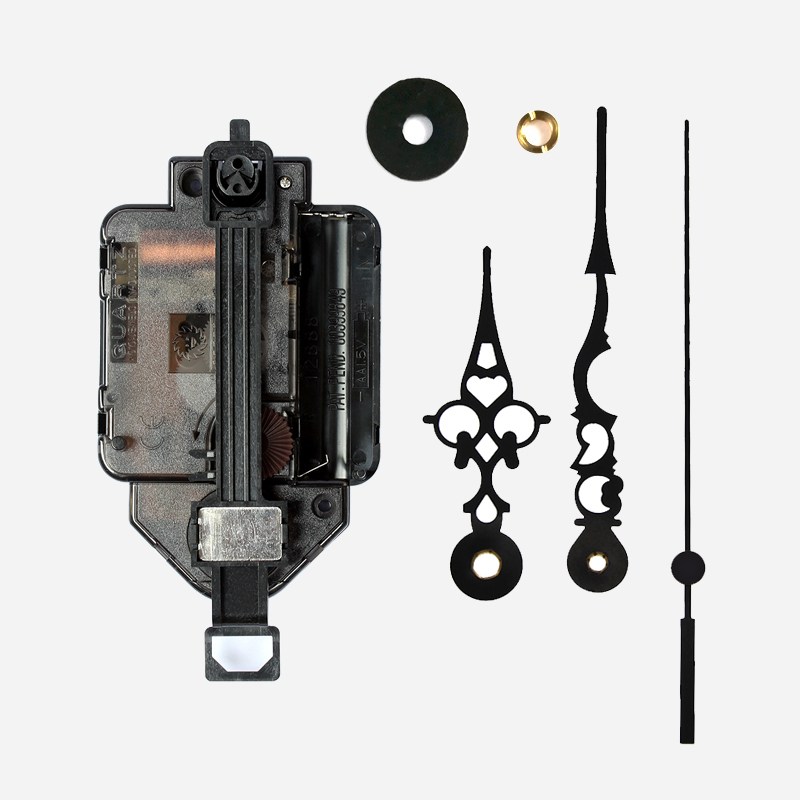 12888太阳摇摆机芯扫秒静音石英钟芯配件挂钟走时摆动一体钟表