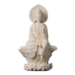 省级大师林建平德化陶瓷雕塑艺术品观音如来佛像接福摆件客厅装饰