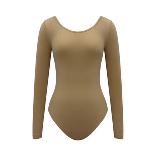 L家花样滑冰服考斯滕亲肤打底衫保暖连体隐形内衣开裆秋冬训练服