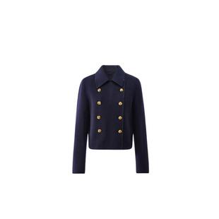 OCHIRLY欧时力 澳大利亚100%美丽诺羊毛高支双面呢外套女24秋新品